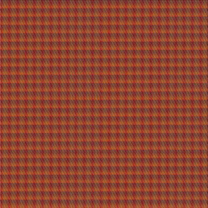 Square Patterned Orange Novelty Rug, pat3126