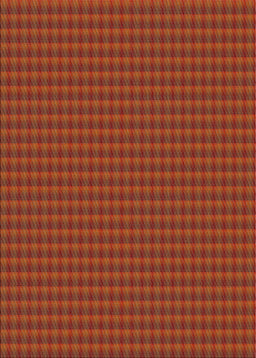 Patterned Orange Novelty Rug, pat3126