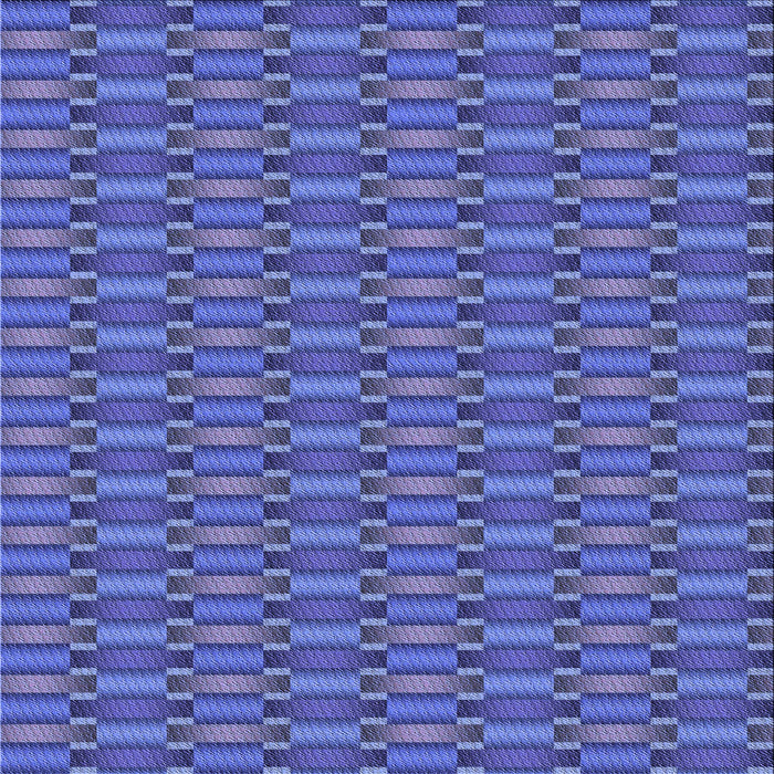 Round Patterned Light Slate Blue Rug, pat3127blu