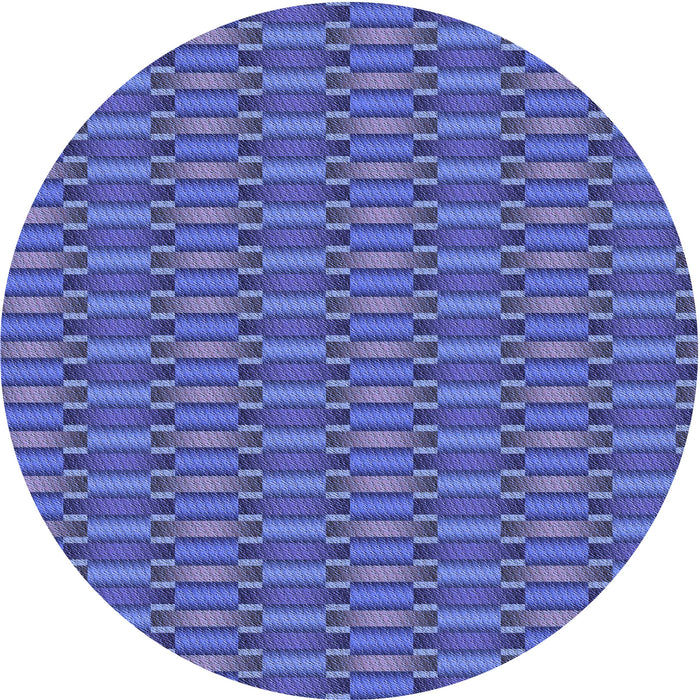 Square Machine Washable Transitional Light Slate Blue Rug in a Living Room, wshpat3127blu