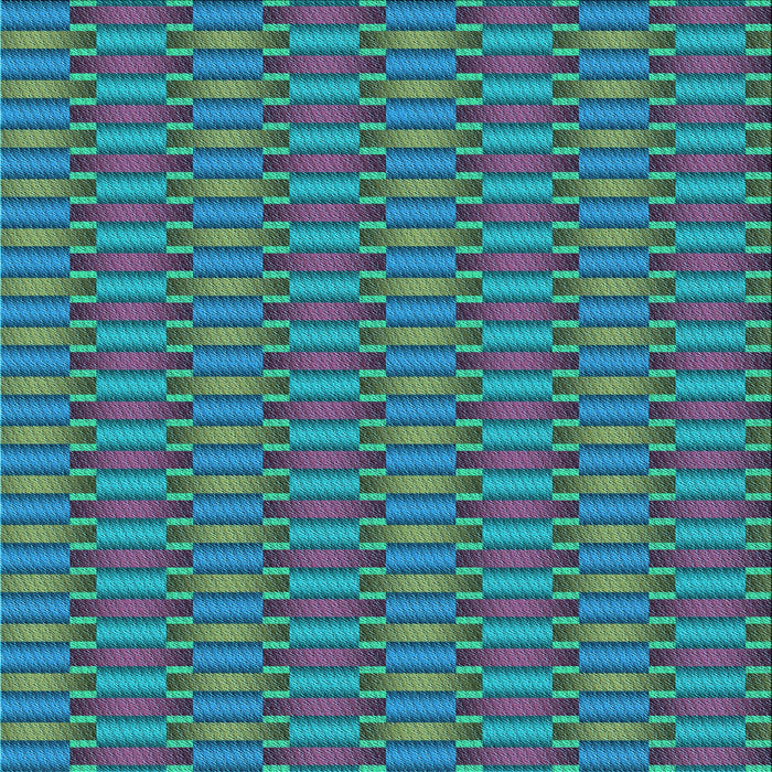 Round Patterned Dark Turquoise Green Rug, pat3127lblu