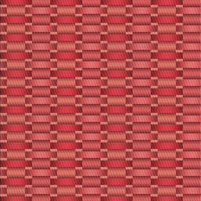 Patterned Red Rug, pat3127rd