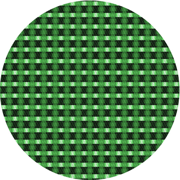 Square Machine Washable Transitional Deep Emerald Green Rug in a Living Room, wshpat3128grn