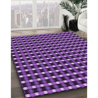 Patterned Purple Rug, pat3128pur