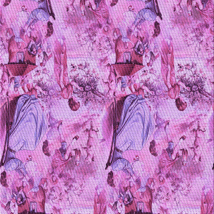 Patterned Violet Purple Rug, pat3129pur