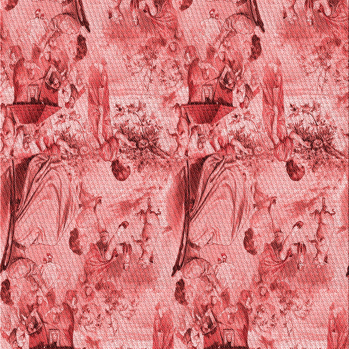 Machine Washable Transitional Light Coral Pink Rug, wshpat3129rd