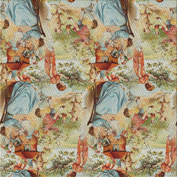 Sideview of Machine Washable Transitional Sienna Brown Rug, wshpat3129