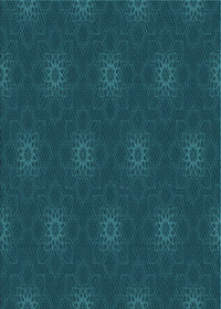 Machine Washable Transitional Dark Cyan Green Rug, wshpat313lblu