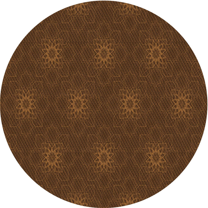 Square Machine Washable Transitional Mahogany Brown Rug in a Living Room, wshpat313org
