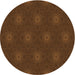 Square Machine Washable Transitional Mahogany Brown Rug in a Living Room, wshpat313org