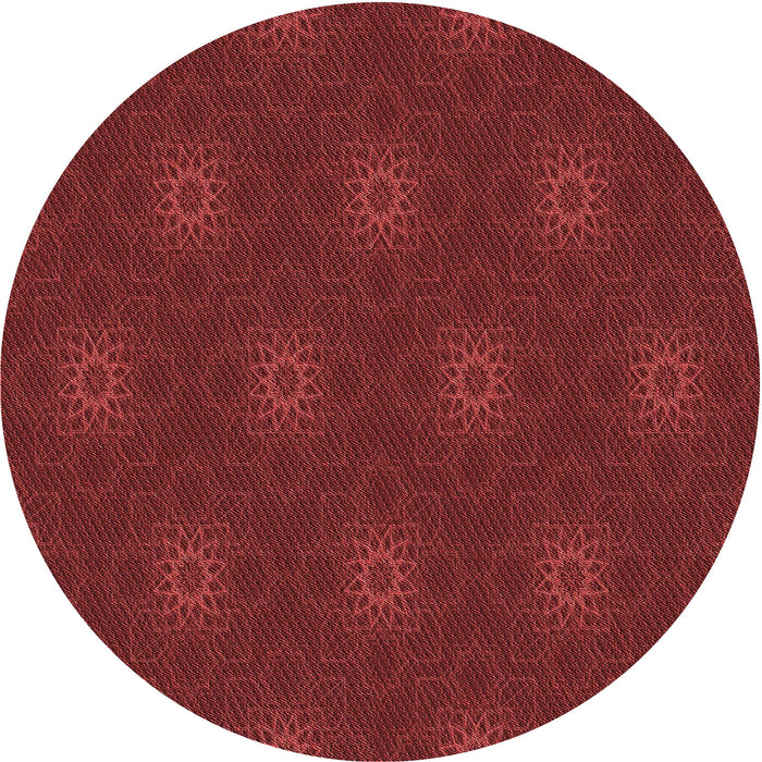 Square Machine Washable Transitional Cranberry Red Rug in a Living Room, wshpat313rd