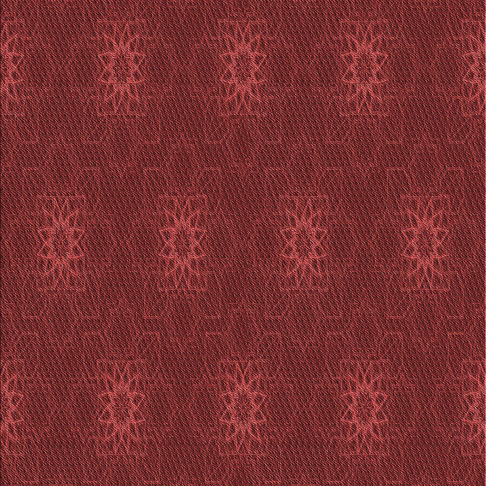 Patterned Cranberry Red Rug, pat313rd