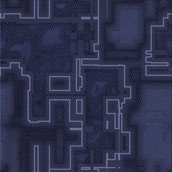 Round Patterned Deep Periwinkle Purple Rug, pat3130blu