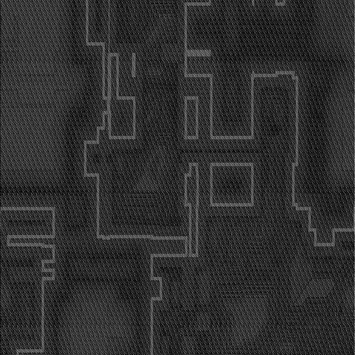 Machine Washable Transitional Midnight Gray Rug, wshpat3130gry