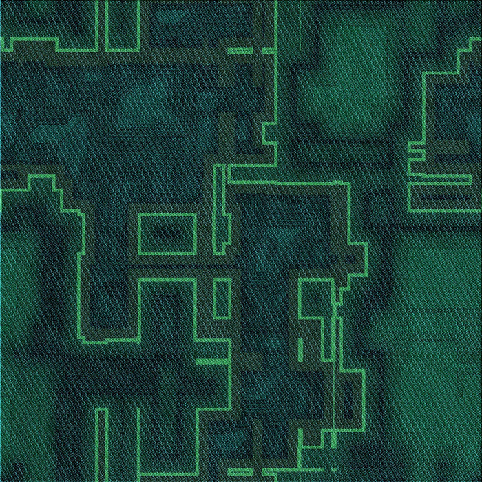 Round Machine Washable Transitional Deep Teal Green Rug, wshpat3130lblu