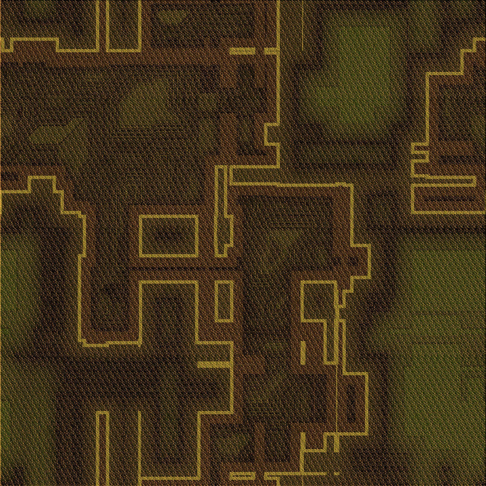 Round Patterned Dark Bronze Brown Rug, pat3130org