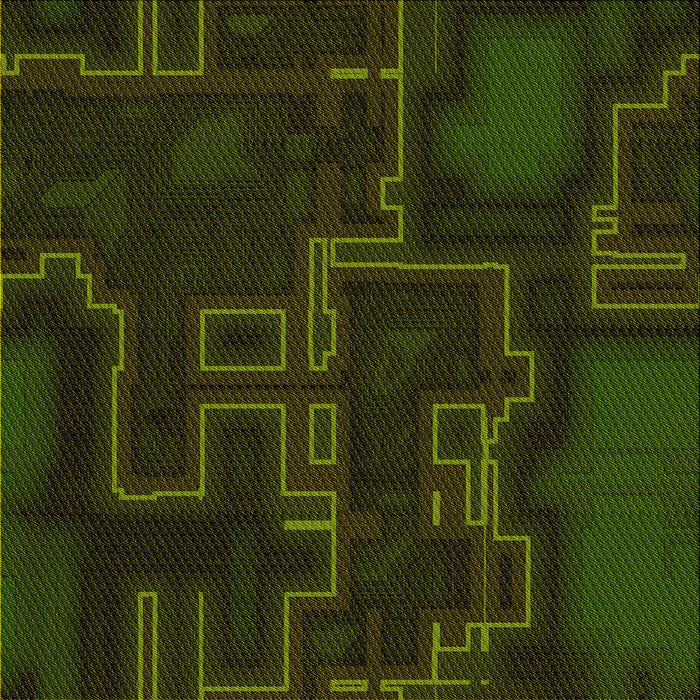 Round Patterned Midnight Gray Rug, pat3130yw