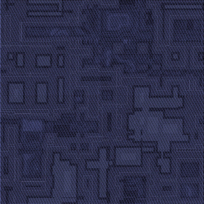 Round Machine Washable Transitional Night Blue Rug, wshpat3131blu