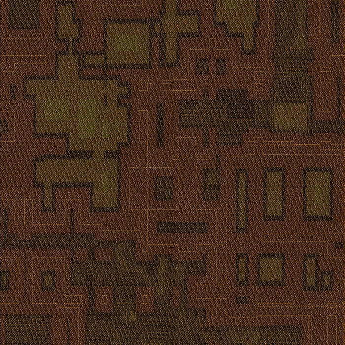 Patterned Dark Bronze Brown Rug, pat3131org