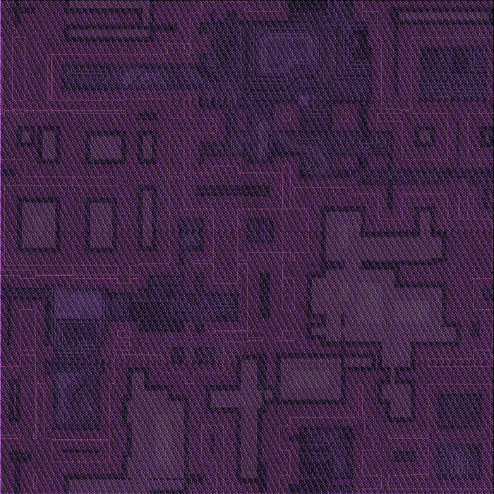 Round Machine Washable Transitional Deep Purple Rug, wshpat3131pur