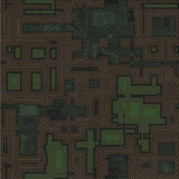 Square Patterned Black Novelty Rug, pat3131