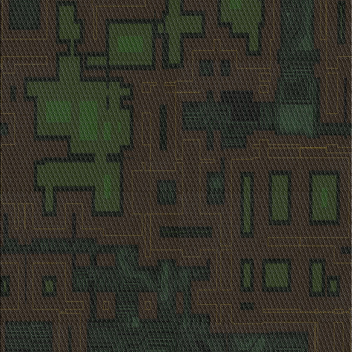 Patterned Black Novelty Rug, pat3131