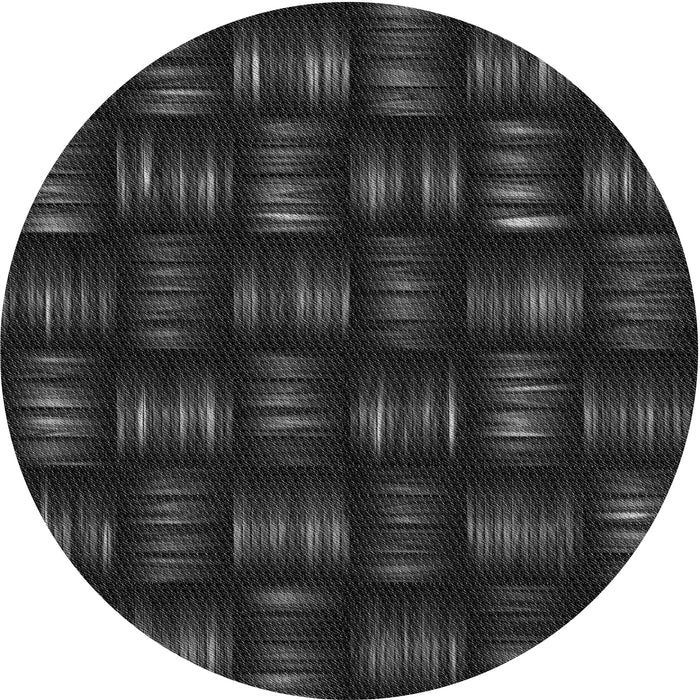 Square Machine Washable Transitional Midnight Gray Rug in a Living Room, wshpat3132gry