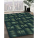 Machine Washable Transitional Midnight Gray Rug in a Family Room, wshpat3132lblu