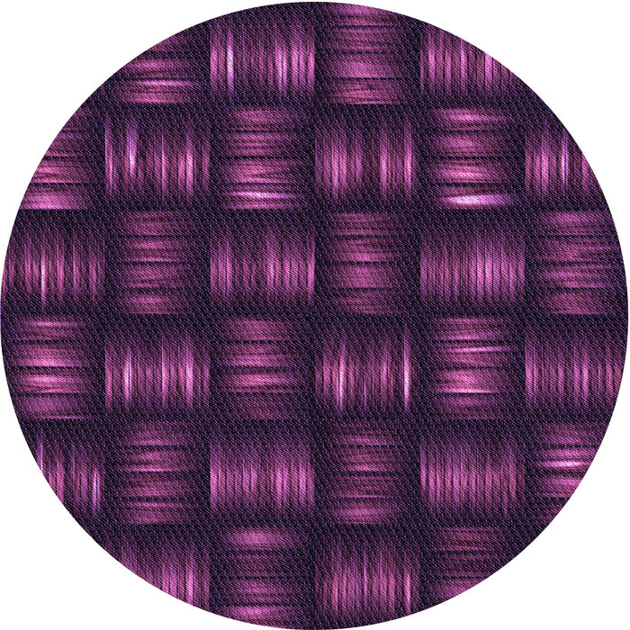 Square Patterned Dark Magenta Purple Rug, pat3132pur
