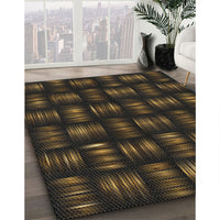 Patterned Brown Novelty Rug, pat3132