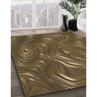 Patterned Light Brown Rug, pat3133brn