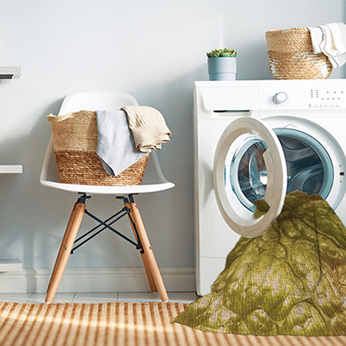 Machine Washable Transitional Dark Bronze Brown Rug in a Washing Machine, wshpat3134org