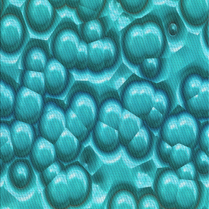 Patterned Dark Cyan Green Rug, pat3135lblu