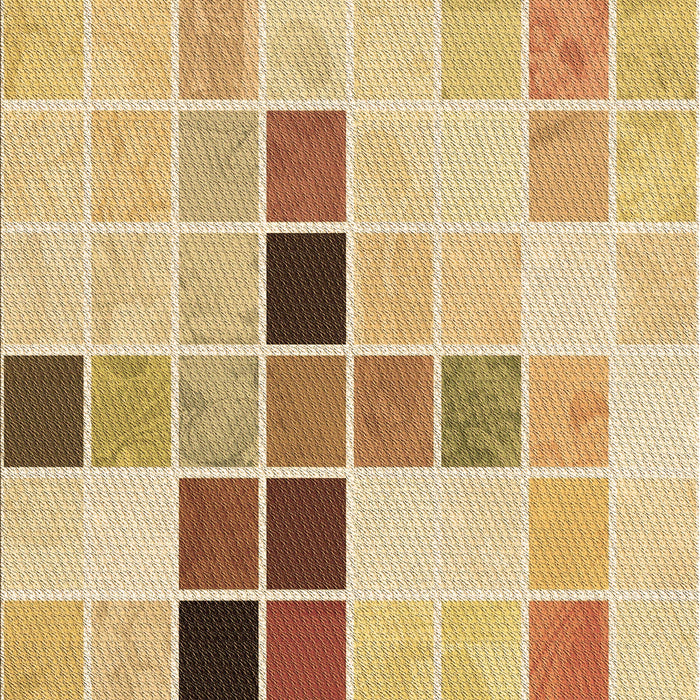 Patterned Brown Gold Rug, pat3136brn