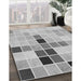 Machine Washable Transitional Gray Rug in a Family Room, wshpat3136gry
