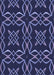 Machine Washable Transitional Night Blue Rug, wshpat3137blu