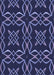 Patterned Night Blue Rug, pat3137blu
