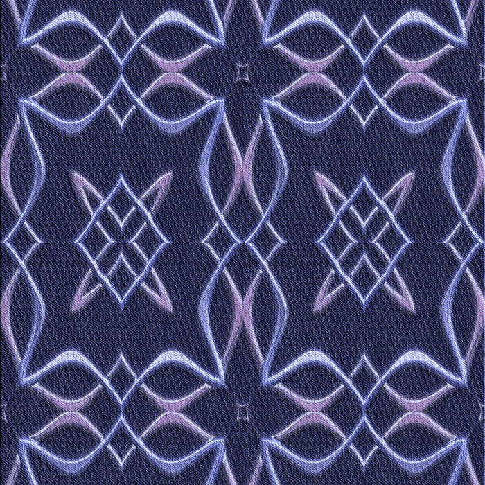 Patterned Night Blue Rug, pat3137blu