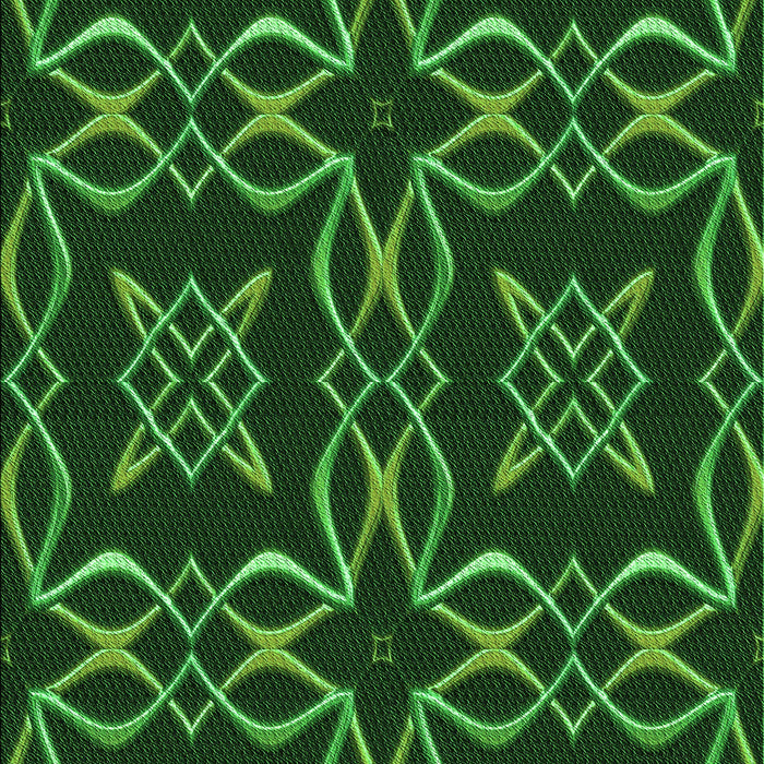 Machine Washable Transitional Dark Forest Green Rug, wshpat3137grn