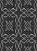 Patterned Smokey Gray Rug, pat3137gry