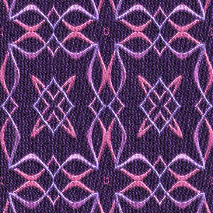 Patterned Dark Orchid Purple Rug, pat3137pur