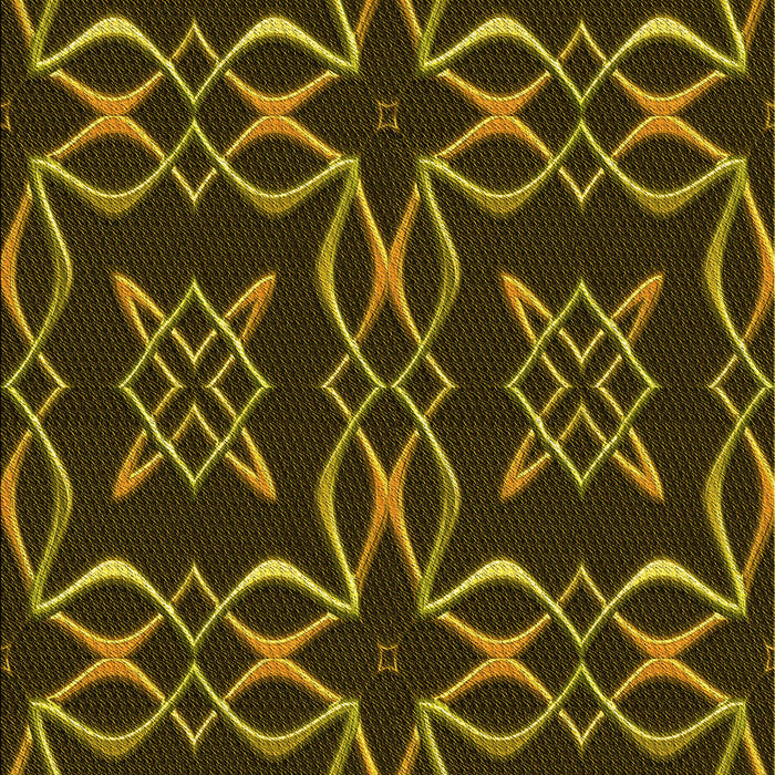 Patterned Black Brown Rug, pat3137yw