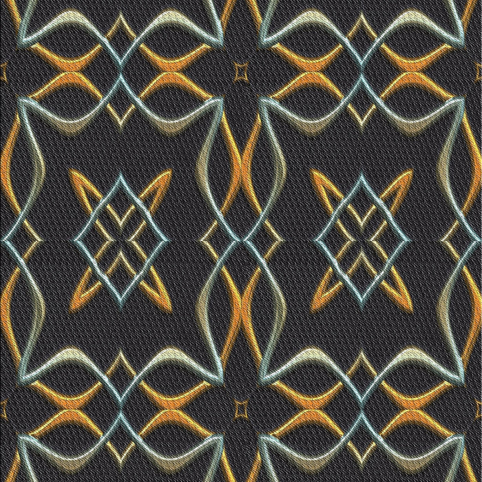 Patterned Army Brown Novelty Rug, pat3137