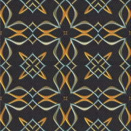 Sideview of Machine Washable Transitional Army Brown Rug, wshpat3137