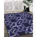 Patterned Periwinkle Purple Rug in Family Room, pat3138blu