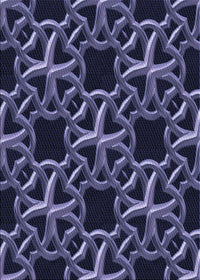 Machine Washable Transitional Periwinkle Purple Rug, wshpat3138blu