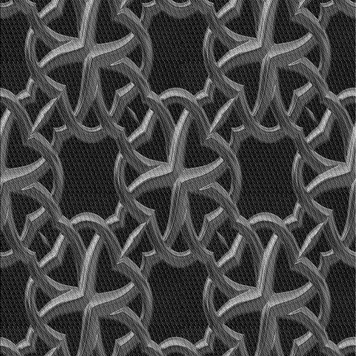 Machine Washable Transitional Midnight Gray Rug, wshpat3138gry