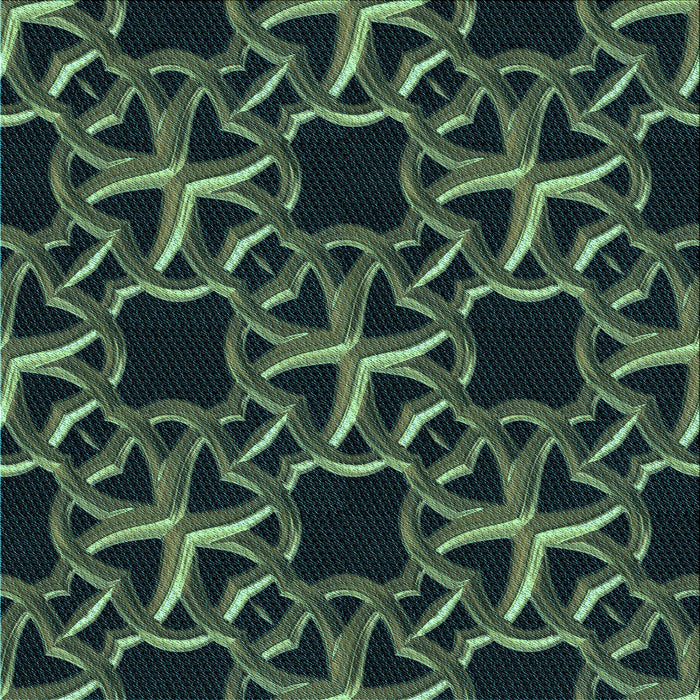 Round Machine Washable Transitional Deep Teal Green Rug, wshpat3138lblu