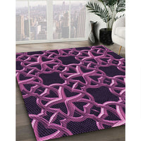 Patterned Orchid Purple Rug, pat3138pur