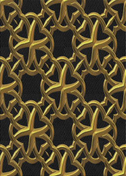 Patterned Mid Gray Novelty Rug, pat3138